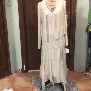 Chiffon beaded and Sequin formal dress